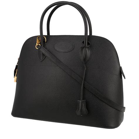 bolso negro hermes|bolso bolide hermes.